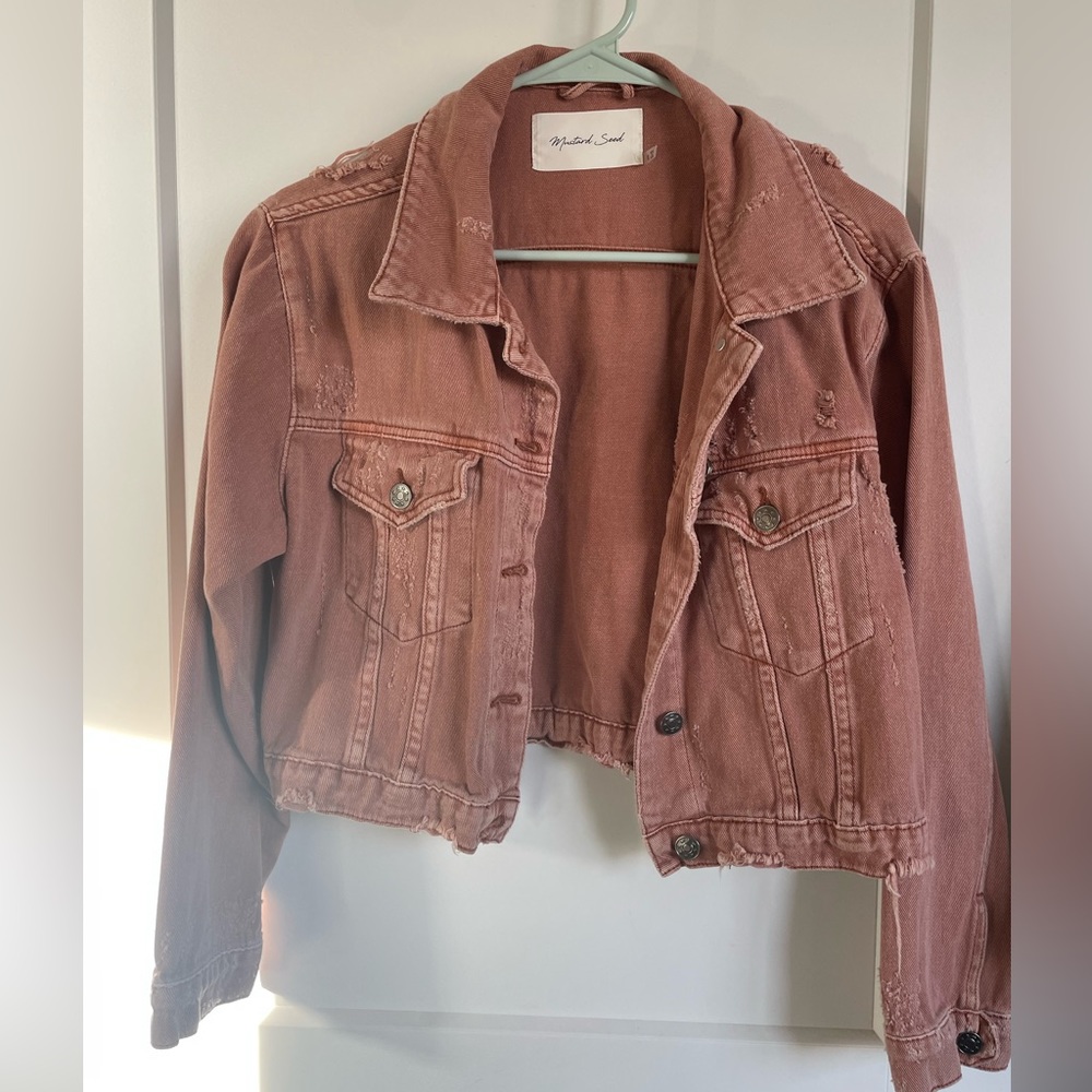 Women’s Distressed Jean Jacket